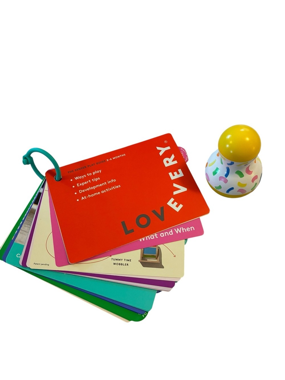 Lovevery “The Senser” Tummy Time Wobbler and Play Guide 5-6 Months